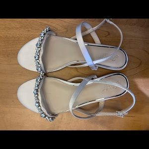 Jewel Badgley Mischka Osmond Flat Dress Sandals